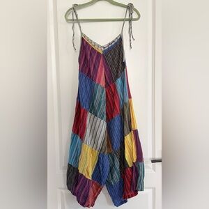 Like International Patchwork Harem Jumpsuit | Boutique Find | OSFM